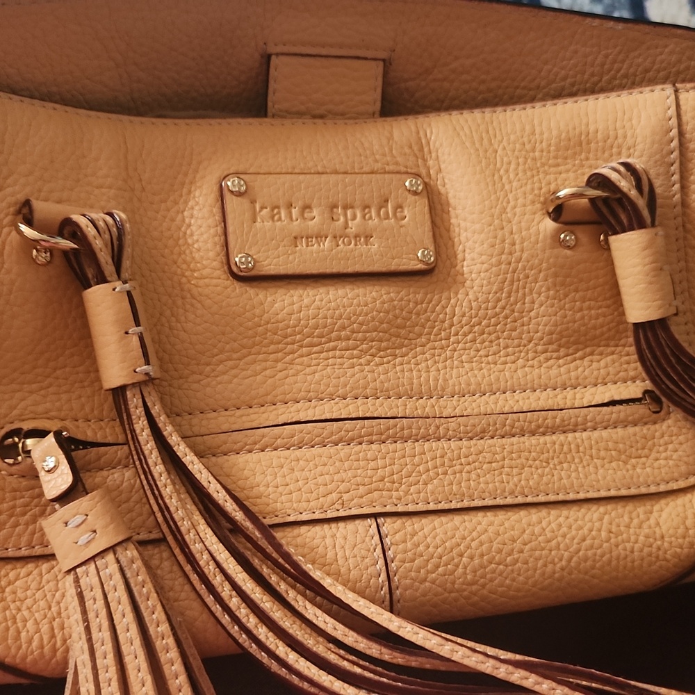 Kate Spade New York Beige Tassel Bag